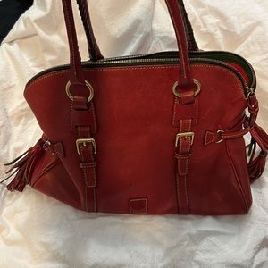 D&B large bag in dark pink color